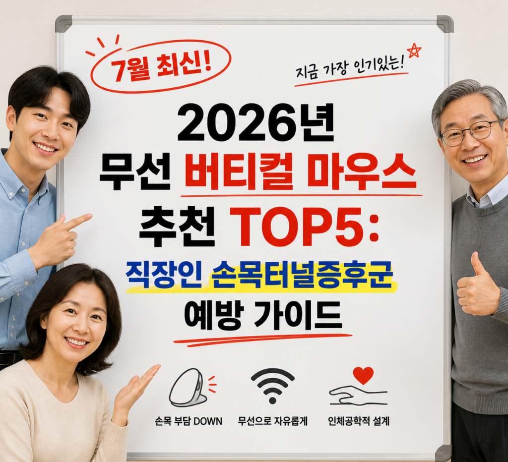 무선 버티컬 마우스 추천 순위 비교