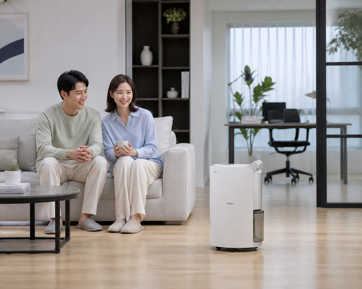 LG전자 휘센 오브제컬렉션 제습기 20L DQ205PEGA