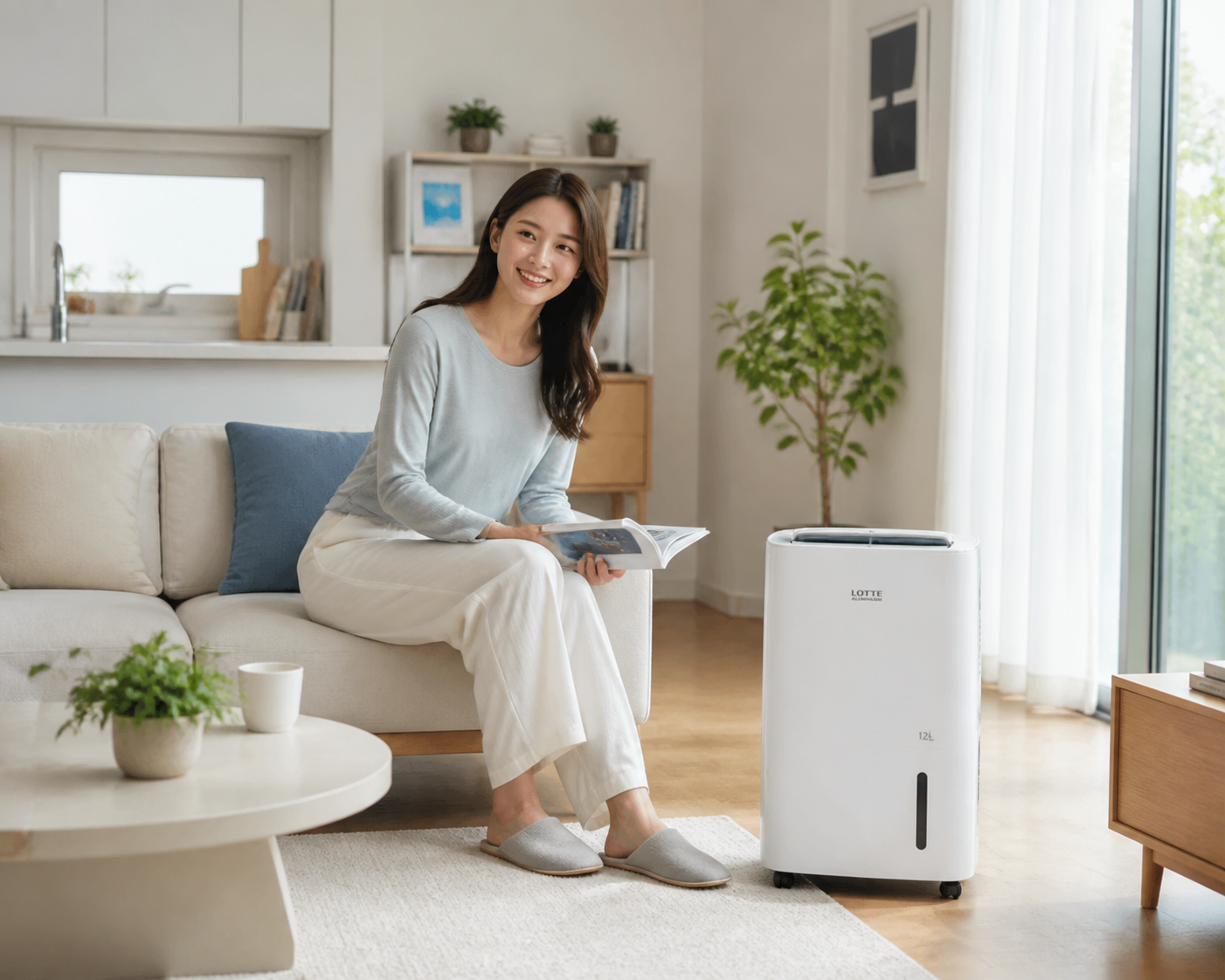 롯데알미늄 제습기 12L LDH-7000N